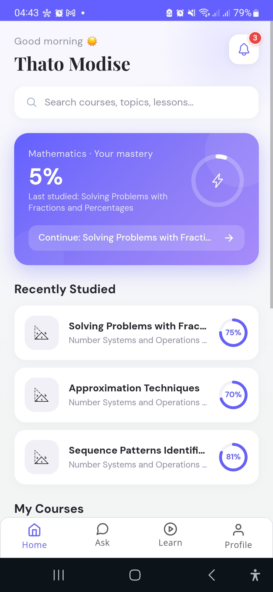 Your subjects, your dashboard